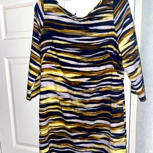 Nine West Multicolored Mini Dress Sz14